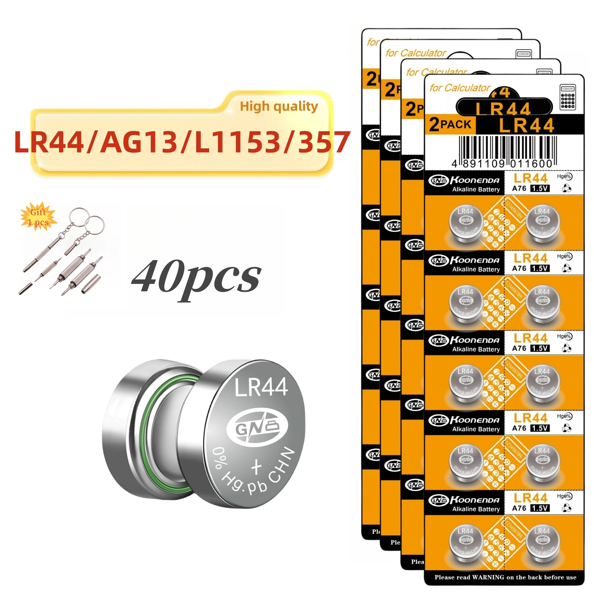 4-50pcs LR44 Batteries AG13 Button Cell Battery 1.5V 357 SR44 LR1154 Button Coin Batteries L1154 Battery for Watch Toys Remote