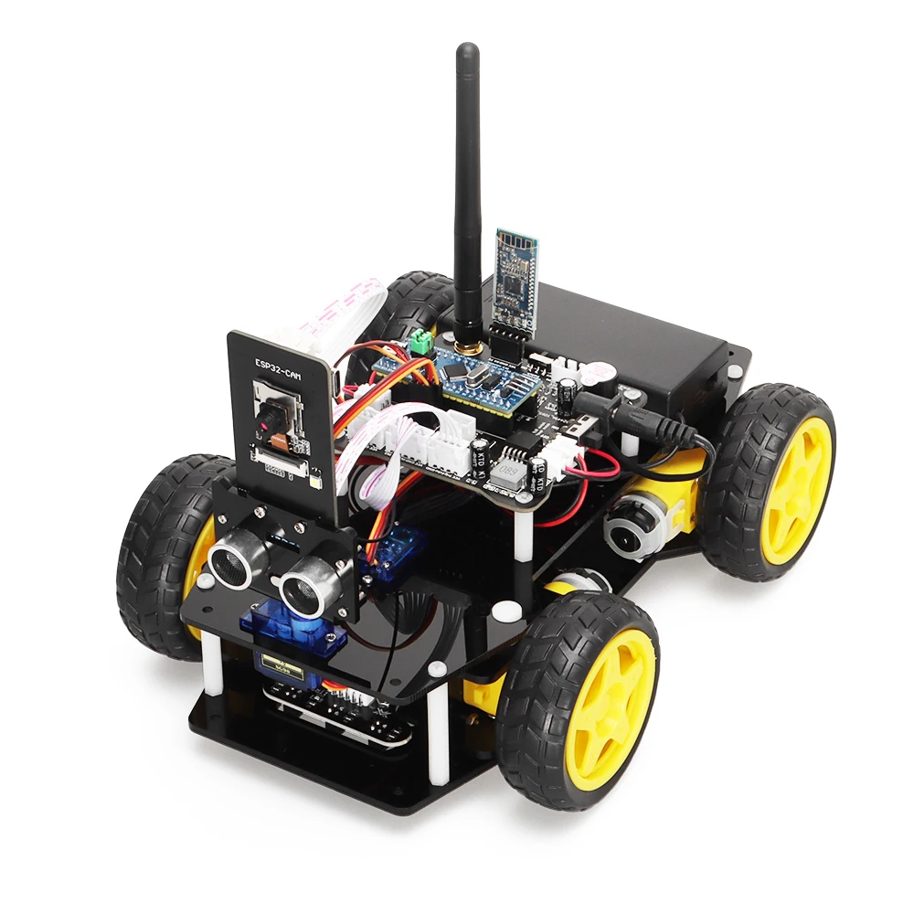 Automation Robot Car Kit for Arduino and Keil 5 Programming Combining ESP32 CAM with STM32 Electronics Educational Robotic Kit