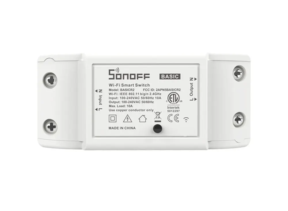 SONOFF eWeLink WiFi Switch BASIC R2 10A Smart Home Automation DIY Breaker Light Switch Relay Module For Alexa Google Assistant