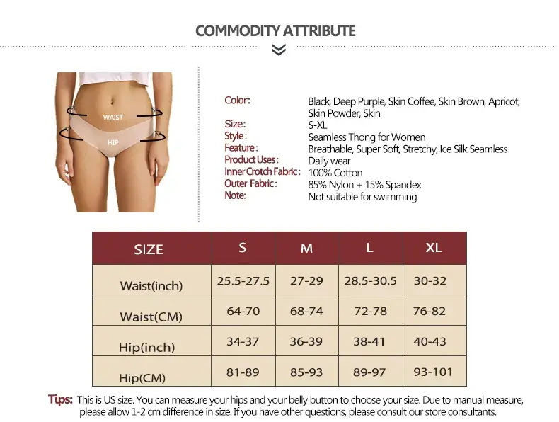 3PCS Seamless Thong for Women Sexy Low Waist Underwear G-string Panties Ice Silk T-back Brief Breathable Lingererie