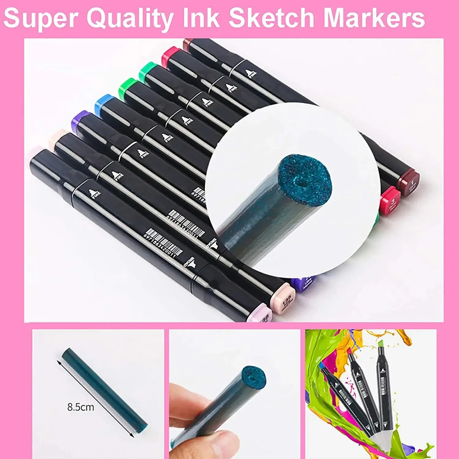 2023 Kids Drawing Toys Double Headed Art Marker Pen Set for Draw Sketching Alcohol Oily Based Markers Graffiti Manga Supplies