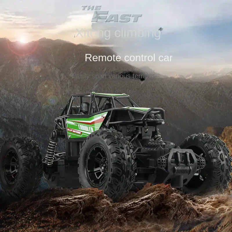 Alloy climbing mountain monster 4WD remote control car toy model 1:16 off-road vehicle rock climbing car remote control for chil
