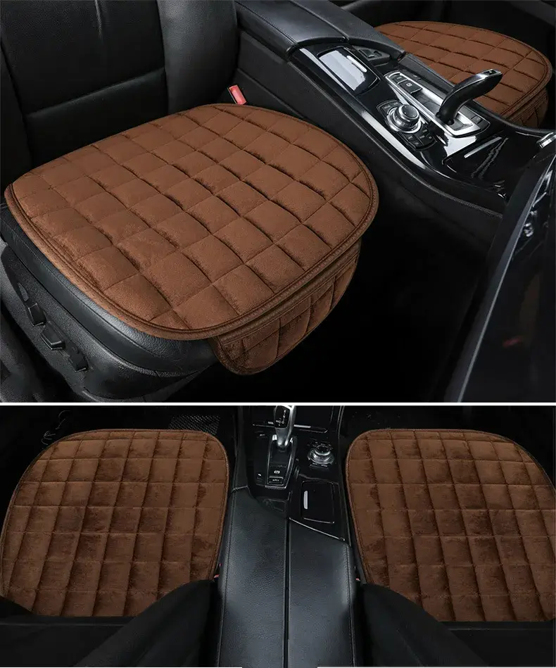 Universal Winter Warm Car Seat Cover Cushion Anti-slip Front Chair Seat Breathable Pad Car Seat Protector Seat Covers for Cars
