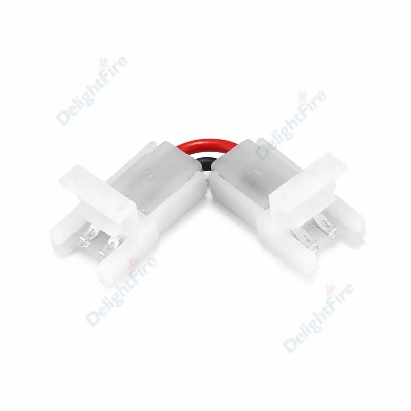 LED Strip Connector 2/3/4 Pin 8/10mm Right Angle Adjustable Connector For 3528/5050 SMD RGB LED Strip Lights 90 Degree Corner