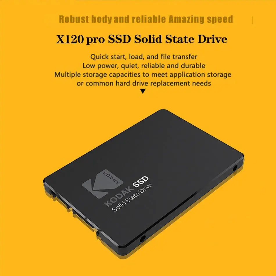 Kodak X120 PRO SSD Drive HDD 2.5 Hard Disk SSD 120GB 1TB 512GB 128GB 256GB HD SATA Disk Internal Hard Drive for Laptop Computer