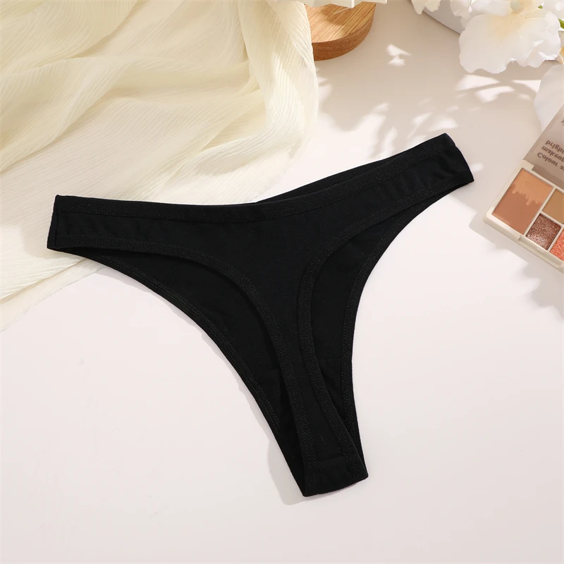 4PCS Women Cotton Thongs Female Sexy Low Waist Panties G-String Underwear Thongs Striped Panties Female Underwear T-Back Intimat 4PCS Women Cotton Thongs Female Sexy Low Waist Panties G-String Underwear Thongs Striped Panties Female Underwear T-Back Intimat
