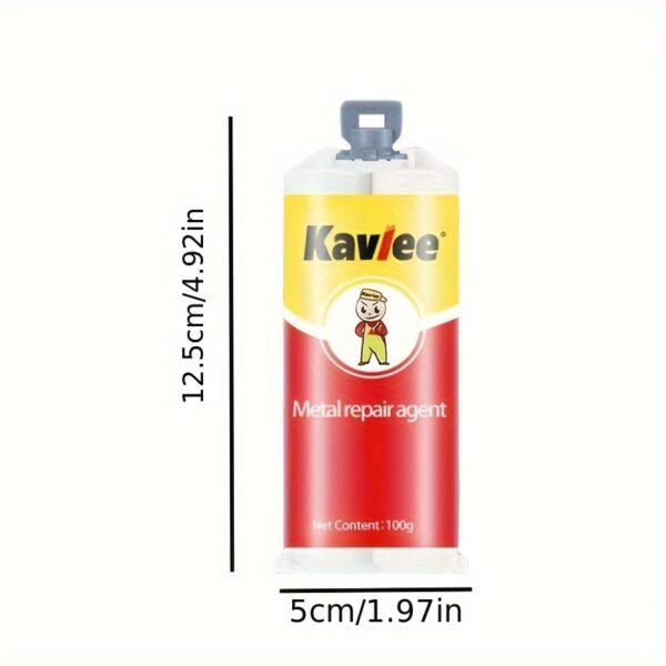 100g - Magic Repair Glue, AB Metal Strong Iron Bonding, Heat Resistant Cold Welding Metal Repair Glue Casting Glue, Harmless, Waterproof, Strong, Healthy Super Glue For Factory - Image 9