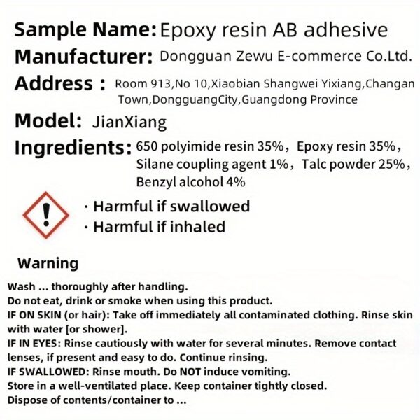 100g - Magic Repair Glue, AB Metal Strong Iron Bonding, Heat Resistant Cold Welding Metal Repair Glue Casting Glue, Harmless, Waterproof, Strong, Healthy Super Glue For Factory - Image 12