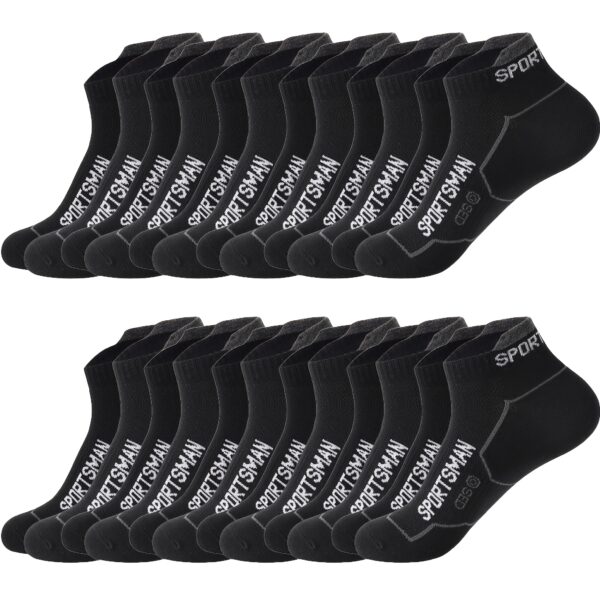 12 Pairs Men'S Athletic Socks - Image 2