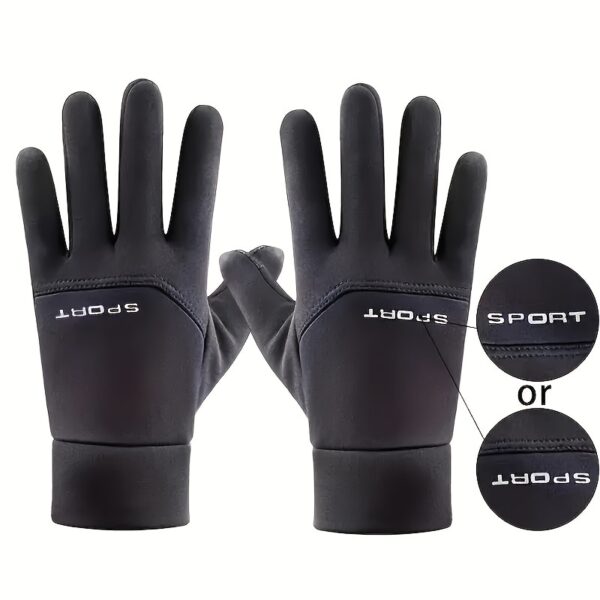 Autumn and Winter Fleece Gloves - Image 10