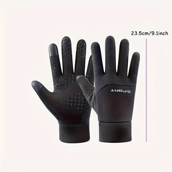 Autumn and Winter Fleece Gloves - Image 2