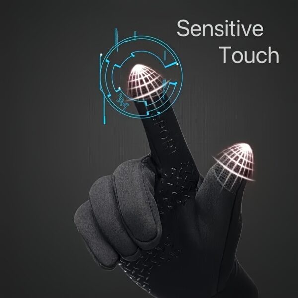 Autumn and Winter Fleece Gloves - Image 4