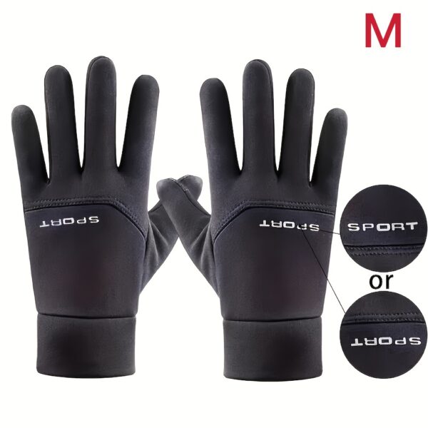Autumn and Winter Fleece Gloves - Image 6