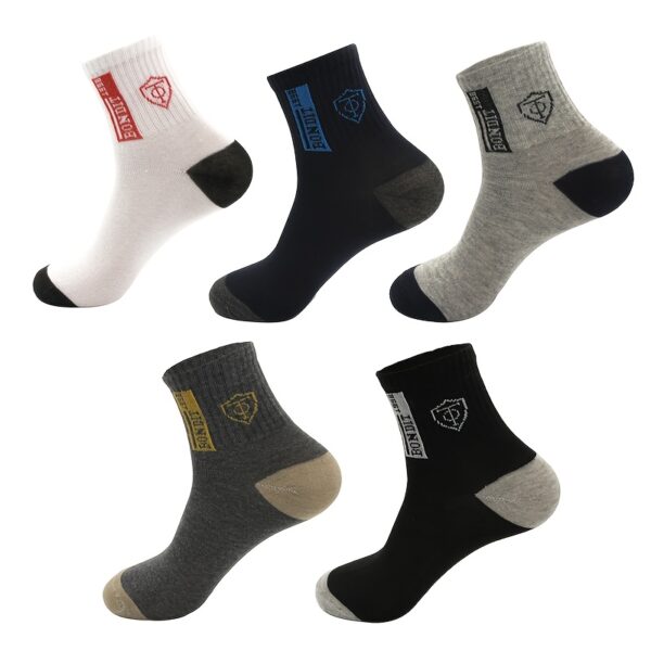 15 Pairs Men's Sports Socks - Image 5
