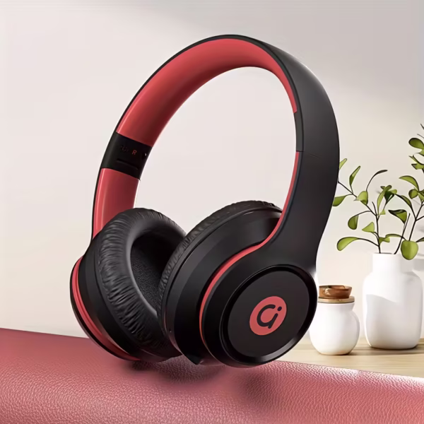 Ear Headphones-Black-Orange