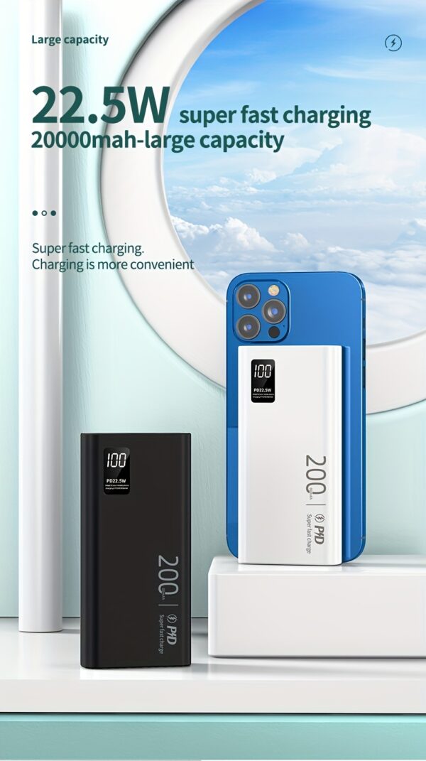 Fast Charging 20000mAh Portable Power Bank-1