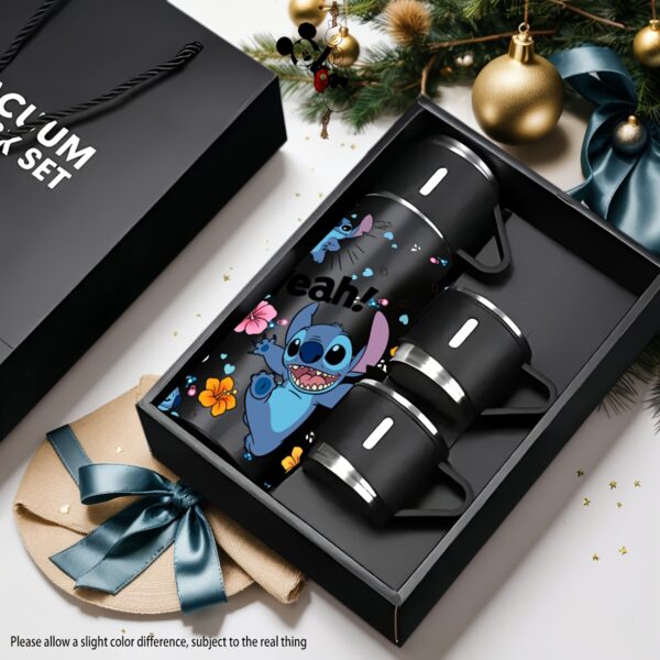 Stitch Gift Box Cup-Black